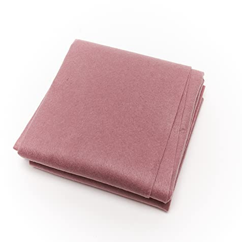 Pannolenci - Tessuto in feltro morbido e leggero ideale per creazioni fai da te e patchwork Vendita a 70x100 Colore Rosa Antico 11