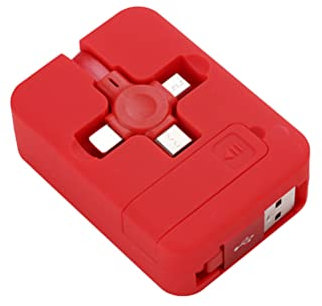 Rouleau de câble de 3 en 1, support de téléphone portable multifonction 2022, câble de USB rapide, compatible avec Lightning + Micro + Type-C pour téléphones portables,