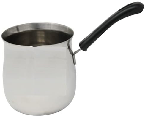 Nobel - Stainless Steel Turkish Coffee, Tea Milk Pot Warmer, Heating Sauces, Gravy (1000 ml)