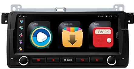 XTRONS 8.8 Zoll Android 14 Octa Core 4GB 64GB Autoradio Multimedia Player Eingebauter 4G/CarAutoPlay/Android Auto/DSP Unterstützung GPS Bluetooth 5.0 USB Für BMW E46 Rover 75 MG ZT