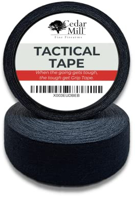 Tactical Tape, Gun Grip - Non-Slip Rifle Pistol Handgun Traction Tape Black