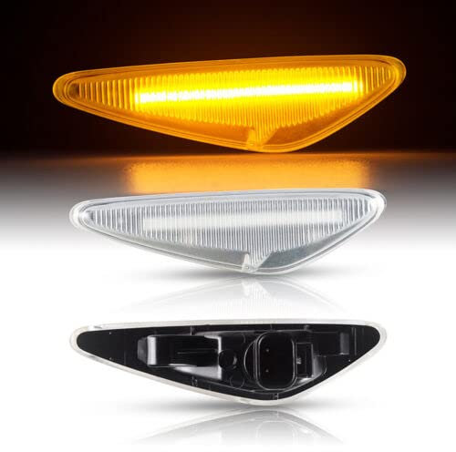 Modifycar LED Seitenblinker passend für Mazda 6 | GH | 2008-2012 | Mazda | MX-5 | ND | ab 2015+ Signallicht Canbus SMD Deckenleuchte transparent