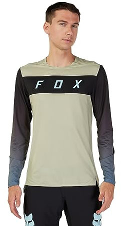 Fox Flexair Arcadia Long Sleeve Mens Cycling Jersey - Brown - 2XL