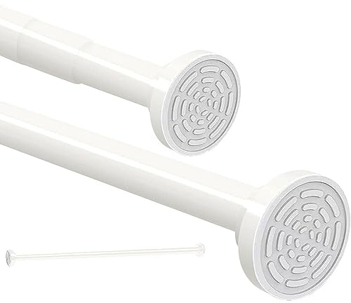 Asta telescopica 120-290 cm, asta per tenda da doccia, senza foratura, in acciaio inox, regolabile con rotazione, presa sicura per doccia e vasca da 120 a 290 cm,