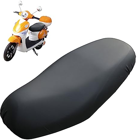 DAWRIS Motorrad Sitzbankbezug Leder,Motorrad Sitzbezug Wasserdichter Sitzbezüge Sitzabdeckung Universal Motorrad Sitzbezüge für die meisten Arten von Motorrädern und Rollern
