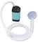 Haofy Ducha Portátil para Exteriores, Ducha Eléctrica para Acampar Ducha de Presión Recargable Portátil de 10 W para Exteriores (Azul)