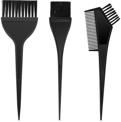 3Pcs Hair Color Brush Hair Dye Brush Hair Dye Kit Professional Salon Hair Coloring Dyeing Kit for Hair Tint Dying Coloring Applicator
