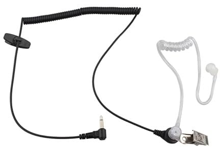 Jopto 1 Pin 3.5mm Talkie Walkie Écouteur écouter Uniquement Surveillance Oreillette Tube Acoustique Compatible avec Motorola Kenwood Vertex Yaesu