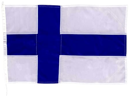 Netflags Bandiera della Finlandia con tessuto 160 g/mq