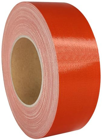 KS24 Products Gaffer Tape | Premium Gewebeklebeband | große Auswahl an Farben & Breiten | stark klebend & wiederablösbar/orange, 30 mm x 50 m