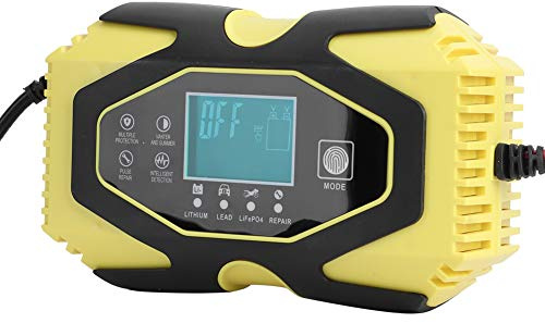 AGM – Chargeur Rapide 12V 6a 24V 3a, Réparation de Batterie Intelligente pour Voitures et Motos, Prise Ue