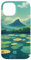Lith Harbor Hülle für iPhone 14 - Seerosenblätter auf einem See, Studio Ghibli//Atem der Wildnis - Schlank - Polycarbonat & TPU - Digitale Kunst im Stil von Studio Ghibli / Breath of the Wild