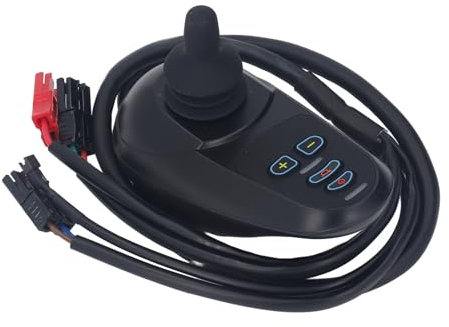 Wheelchair Joystick Controller, DC 24V Electric Wheelchair Controller Brushed Motor Separate Type Wheelchair Joystick Controller with Brake Connector