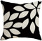 Kissenbezug 45 x 45 cm Schwarzes Weißes Zierkissenbezüge Kissenbezüge Kissen Dekorative Sofakissen Zierkissen Dekokissen für Garten Sofa Couch Wohnzimmer Schlafzimmer (AI, A)