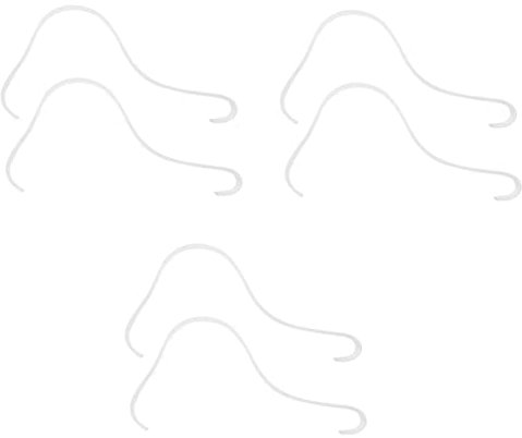 MUSISALY 6pezzi Supporto Per Scarpe Da Donna Acrilico Trasparente Per Sandali e Tacchi Espositore Stabile e Design Elegante Per Vetrine e Armadi