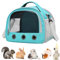 30 * 27 * 21cm Transportbox Katze, Meerschweinchen-Tragetasche, Katzen Tragetasche, mit Schultergurt, Weich Gepolstert, für Kaninchen, meerschweinchen, katzenbabys