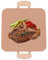 Plancha antiadherente versátil – Sartén plana de 41,5 x 31 cm con asas de madera antideslizantes | Ideal para camping, barbacoa y uso en interiores | Aluminio duradero con revestimiento de hierba de