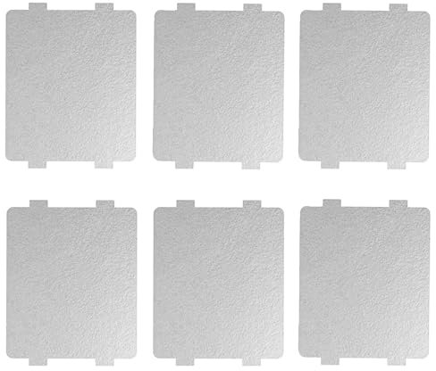 6 PCS Microwave Waveguide Cover, Microwave Oven Mica Sheet, Household Kit, for Kitchen Micro-Wave Ovens Bread Machine (108 * 99mm)