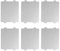 6 PCS Microwave Waveguide Cover, Microwave Oven Mica Sheet, Household Kit, for Kitchen Micro-Wave Ovens Bread Machine (108 * 99mm)