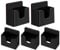 5 Pack Walkie Talkies Belt Clip Holder Mount with Adhesive Back,Wall/Car Ham Radi Microphone Hanger Holder for UV-5R for Motorola for Kenwood (5)