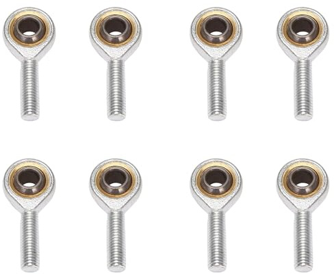 PAGJHRFJG 8pcs M10 X 1.5 Male Rod End Rose Joint Right Hand Thread 10mm Metric Bronze SA10