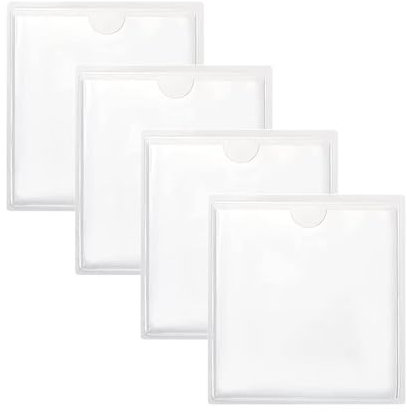 Porte-carte transparente - support de permis de pare-brise, porte-autocollant de la voiture | Pocket de la étiquette de licence d'auto-adhésif, manche d'identification de véhicule transparent, organis