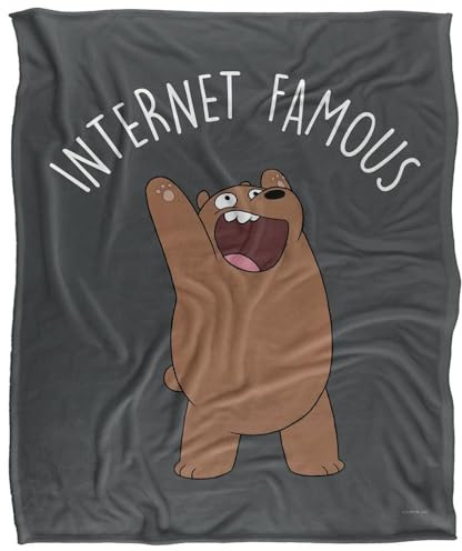 We Bare Bears Internet Famous Silky Touch Super Soft Throw Blanket 152 X 127 cm, White