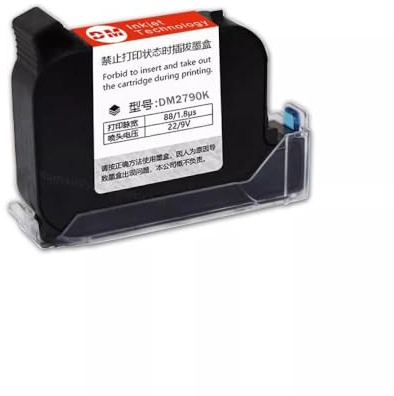 DM2790K 12,7 mm Stampante a getto d'inchiostro termico portatile con cartuccia di inchiostro per solvente eco(1 black ink)
