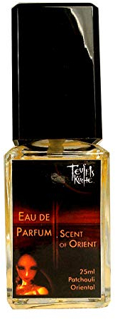 Teufelsküche Patchouli Scent of Orient, Eau de Parfum Herren Duft, Gothic Parfum, Vaporisateur/Spray, 25 ml Glasflakon, Gotik Patchouly