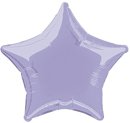 Unique Party 53314 - 20 Foil Lavender Star Helium Balloon