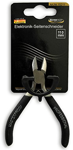MASTERPROOF TOOLS 15211 110mm, tauchisoliert Elektronik-Seitenschneider