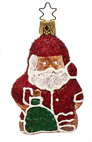 Hamburger Weihnachtskontor - Außergewöhnlicher Weihnachtsschmuck -Lebkuchen Santa