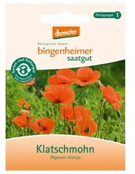 Bingenheimer Saatgut - Klatschmohn - Blumen Saatgut / Samen