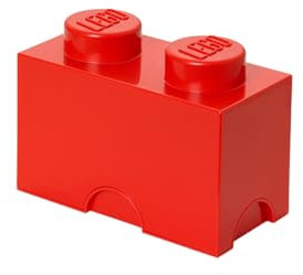 Lego Storage Brick 2 Medium Red