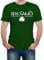 Reality Glitch Herren Ireland T Shirt Irish Clover Design (Flaschengrün, X-Large)