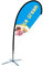 Beachflag ice cream Eis Werbefahne über 2m hoch für den Außen- und Innenbereich T1