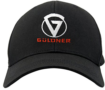 Bimaxx Güldner Oldtimer Kappe mit Stickmotiv Einheitsgröße Verstellbarer Verschluß | schwarz