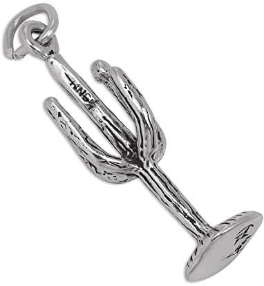 TheCharmWorks Sterling Silber Kaktus Charm Ohrhänger