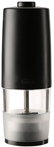 Trudeau Maison Molinillo de Pimienta eléctrico monomanual con Mecanismo de cerámica, Negro, 6 cm