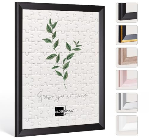Bilderrahmen für Puzzle PRIO 60x85cm Schwarz (matt) für ca. 1500-2000 Teile