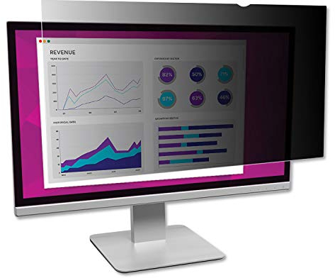 3M HC240W1B Privacy Filter High Clarity 24 16:10, 7100136967 (Clarity 24 16:10), 24 Widescreen Monitor (16:10 Aspect Ratio)