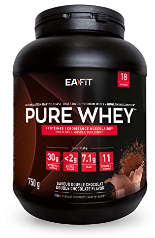 Eafit Construction Musculaire Pure Whey 750 g - Double Chocolat