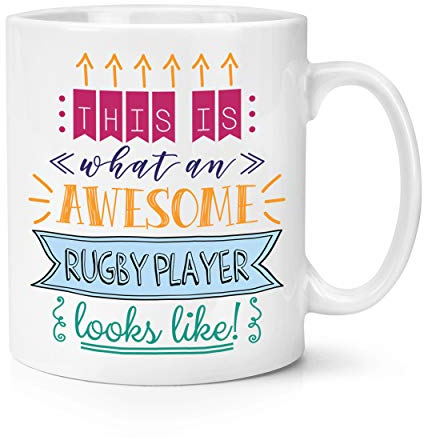 This is What an Awesome Rugby Player Looks Like 10oz Mug Cup