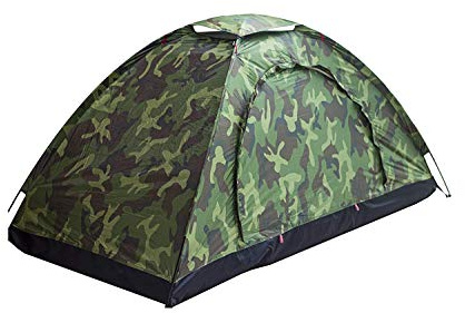 Sutekus Single Tent Camouflage Patterns Camping Tent One Person Tent for Camping Hiking 【Outdoor Equipment】