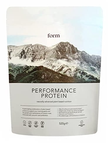 Form Performance Protein - Vegan Protein Powder - 30g of Plant Based Protein per Serving, with BCAAs and Digestive Enzymes. Perfect Post Workout. Tastes Great with Just Water!
