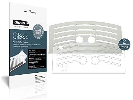 dipos 2X Matte Schutzfolie 9H für Melitta Caffeo Solo E957 Tropfblech I Kaffeevollautomaten I Abtropfblech I Abtropfgitter für Kaffee-Maschine