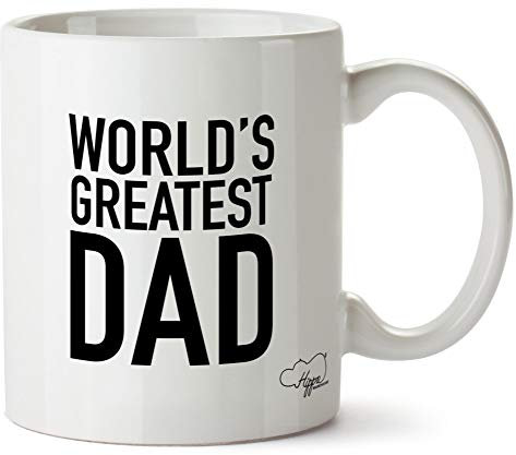 Hippowarehouse World's Greatest dad Printed Mug Cup Ceramic 10oz