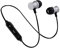 Shot Case Auriculares Bluetooth de Metal para Samsung Galaxy Note 10+ inalámbricos con Mando a Distancia, Sonido Manos Libres, Color Plateado