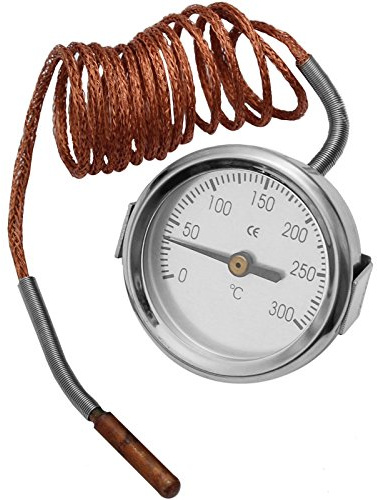 ONPIRA Braten- und Ofenthermometer aus Edelstahl 0-300° inkl.Sensorkabel 150cm