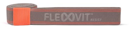 FLEXVIT Resist Band – Fitnessbänder für effektives Ganzkörpertraining, HIT, Koordination, Stabilisierung und Sprungkraft, Anfänger und Profis (Hellgrau)